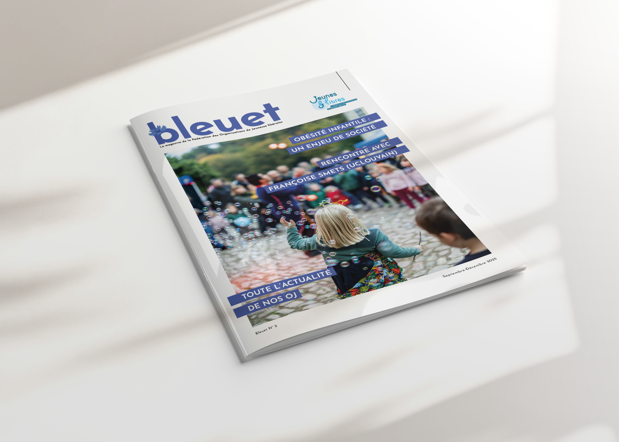 Bleuet numéro 2, le magazine de Jeunes & Libres, fédération d