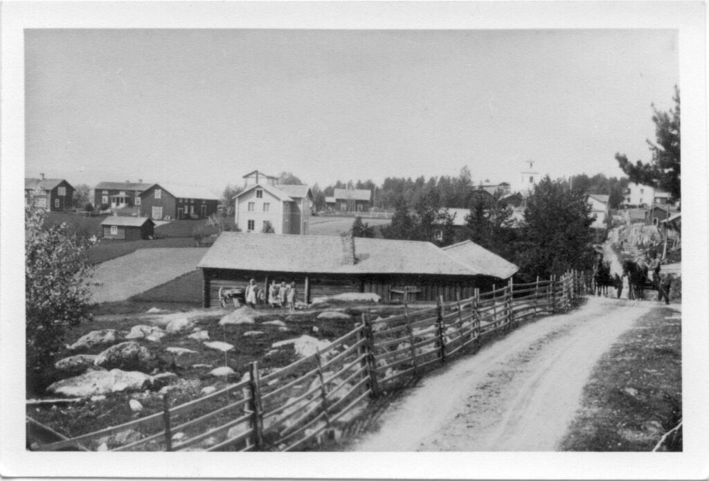 Vykort från Örträsk - Kort från ca 1910.