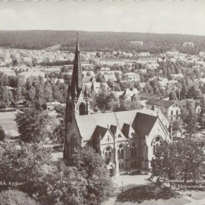 UMEÅ. Kyrkan
Pressbyrån 22231
Poststämplat 1960-08-19
Ägare: Åke Runnman
10x15