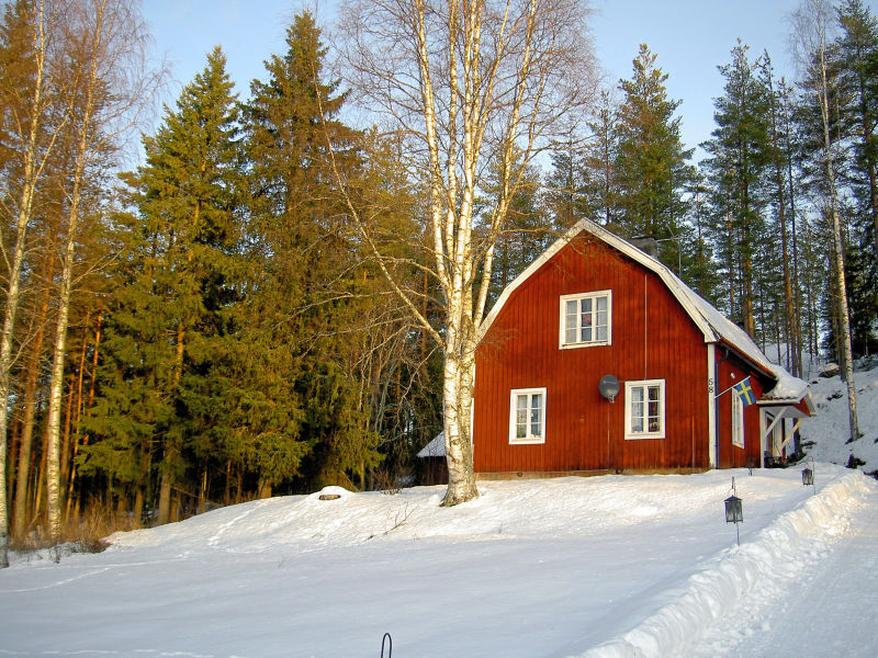 Vinter i det vackra Örträsk