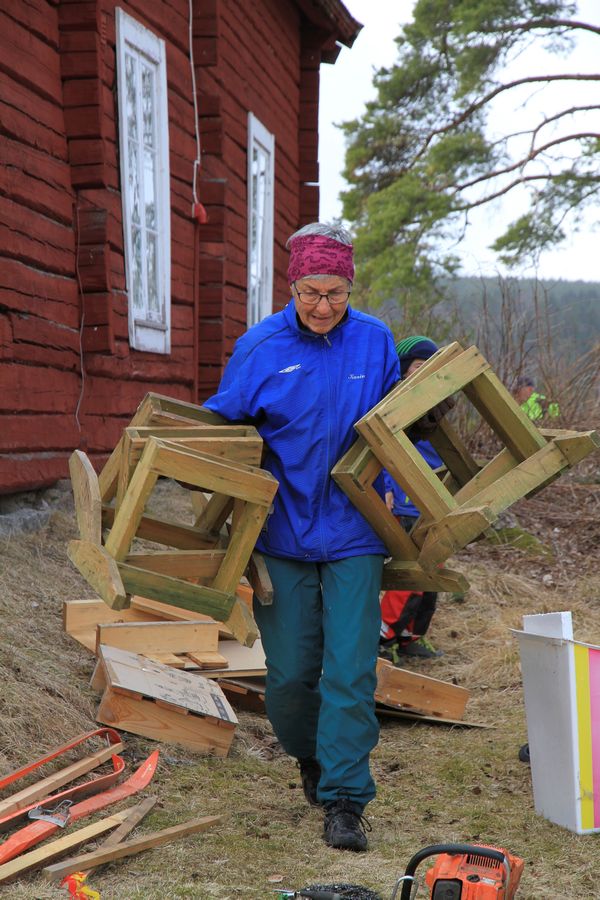 Städdag på hembygdsområdet