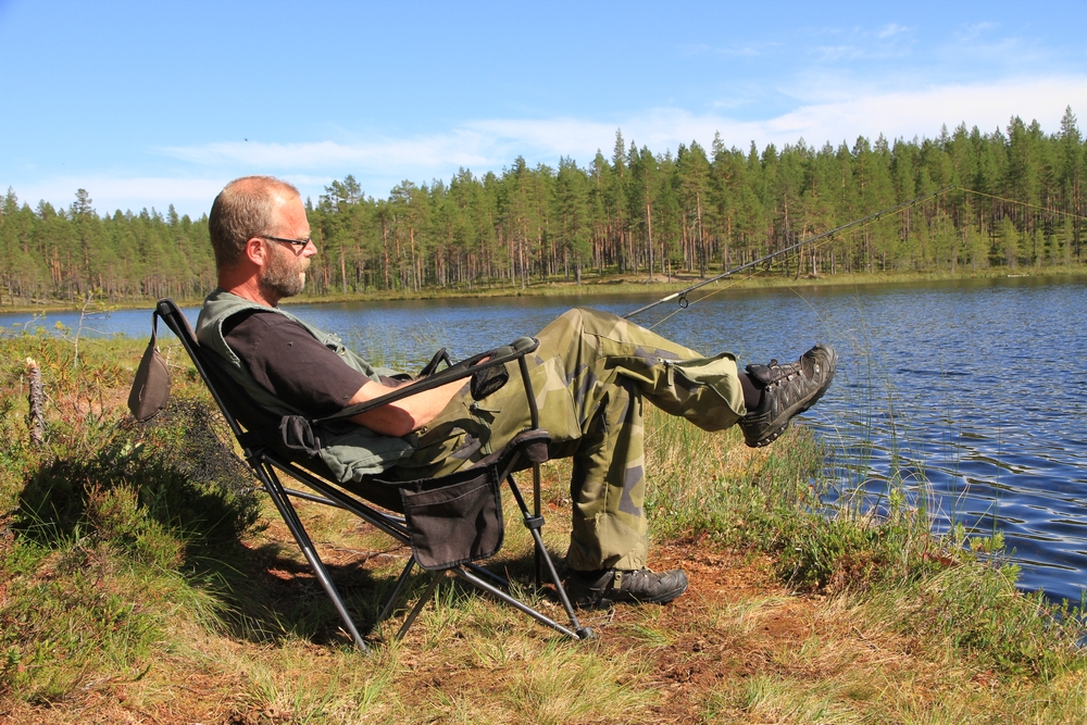 Bilder från fiske i Vargåhedtjärn