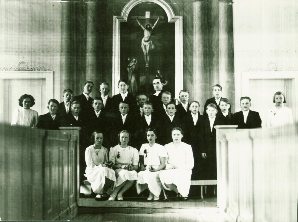 Konfirmationsfoto från 1942