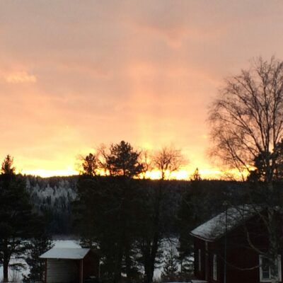 2017-02-15 En vacker eftermiddag med sol över Västra Foto: Åke Runnman