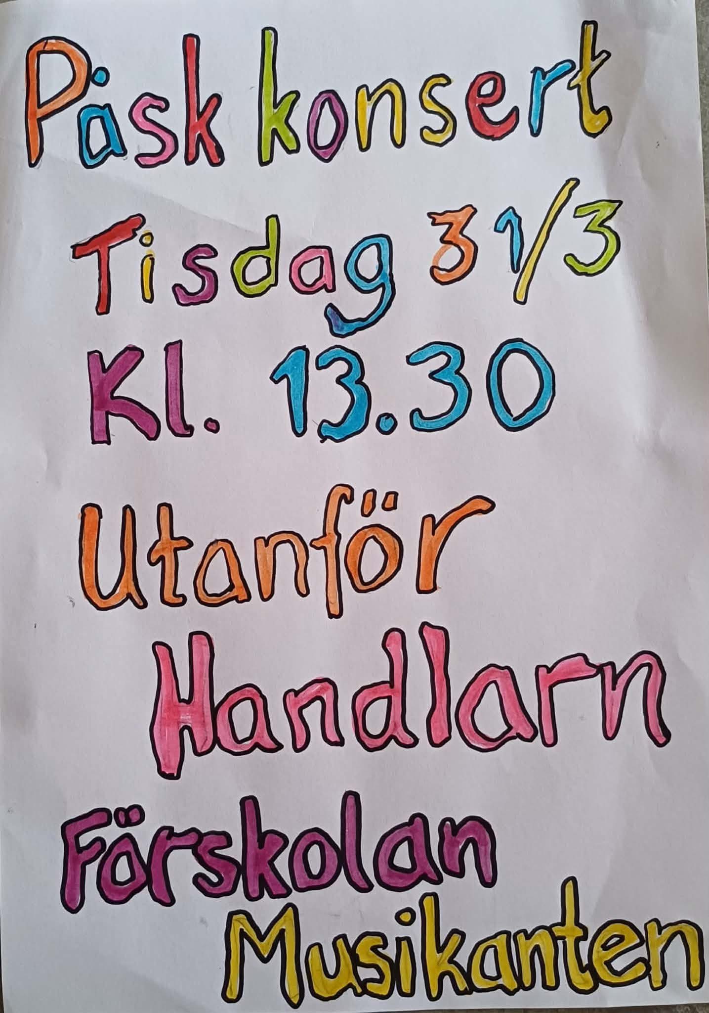 Påskkonsert i Örträsk