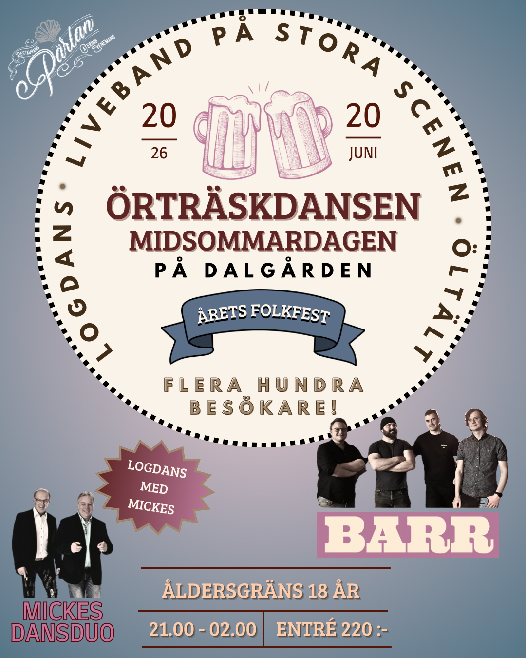 Midsommardansen i Örträsk