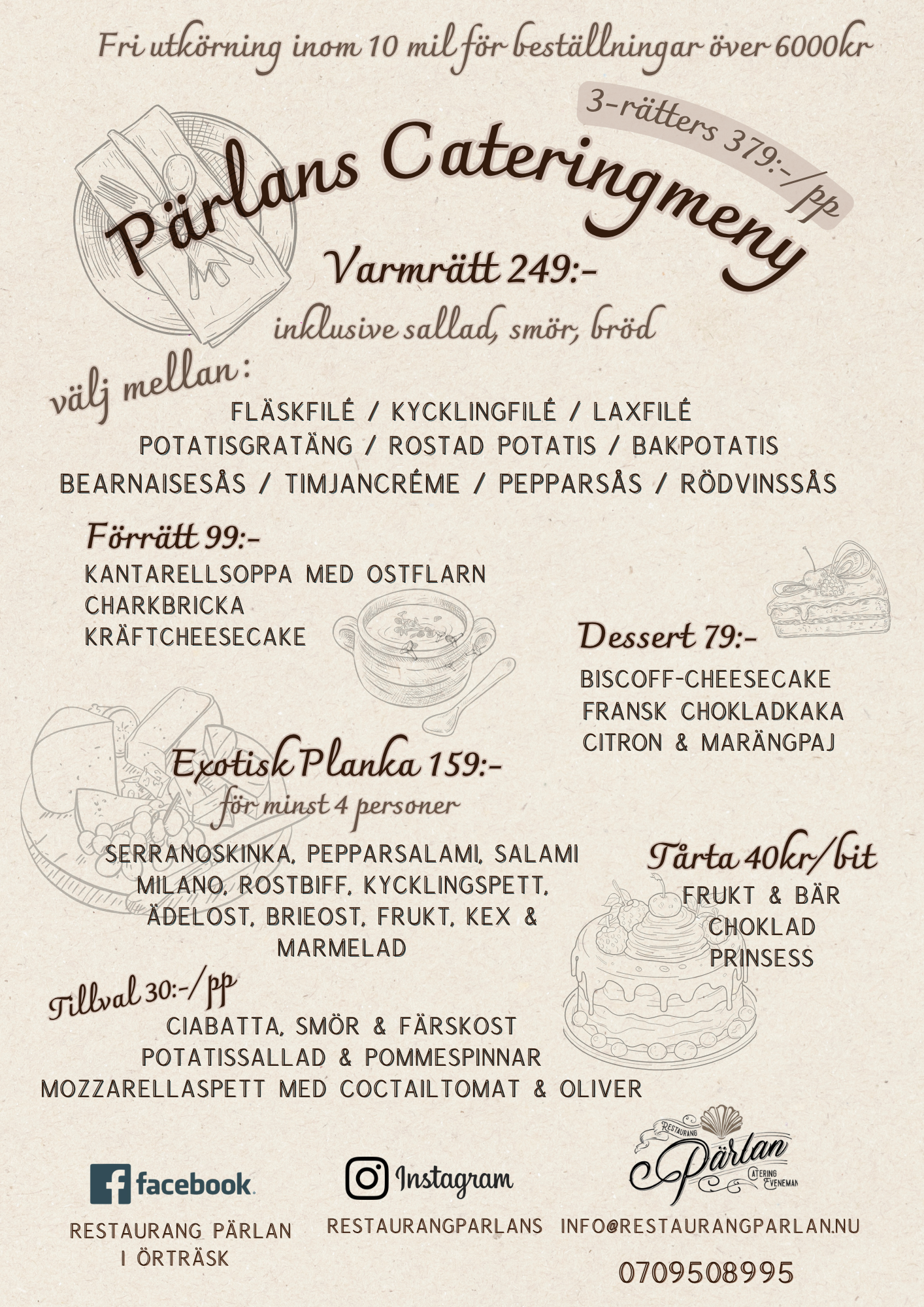 Pärlans Careringmeny