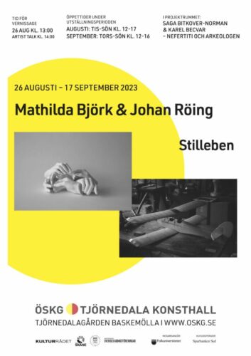 I konsthallen: Mathilda Björk och Johan Röing – Stilleben