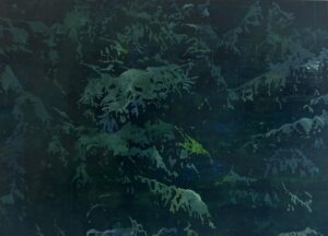 Sommarskog, oljemålning 2023 160 x 185 cm