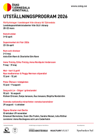 Utställningsprogram 2026