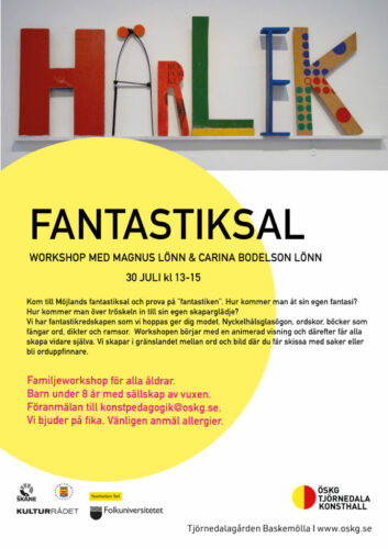 FANTASTIKSAL:  Workshop med Magnus Lönn och Carina Bodelson Lönn