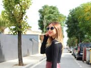 FASHION: Look con tonos burdeos de nueva temporada