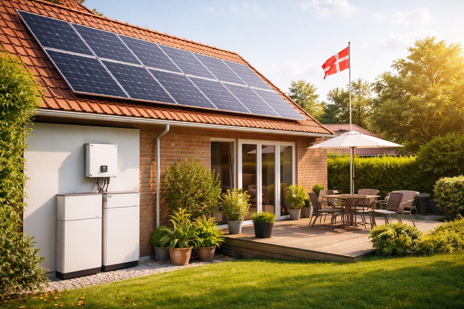 Solceller paa tag