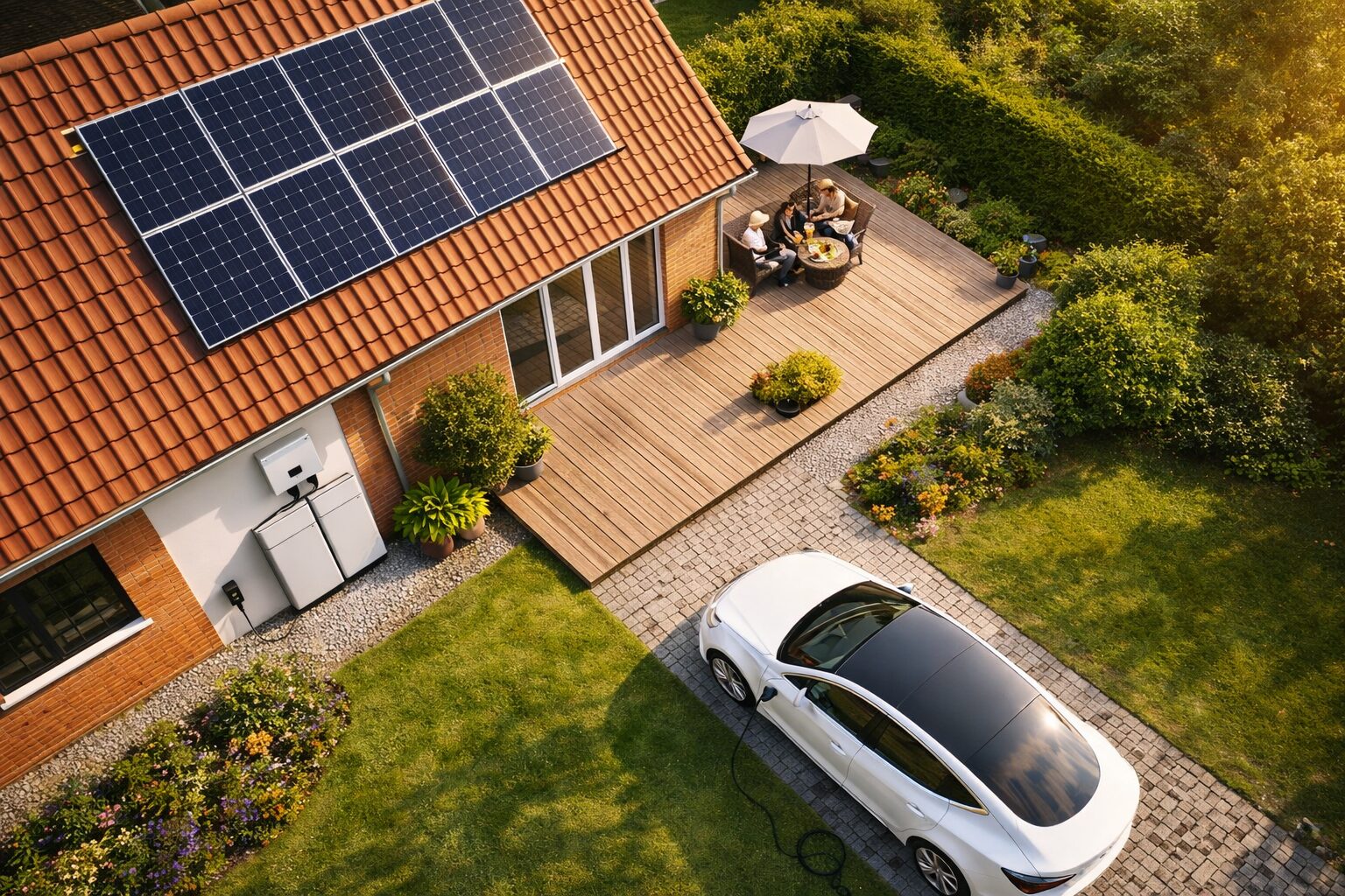 Solceller paa tag