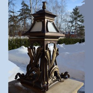 Outdoor lamp standing in Art Nouveau style – NP201309647