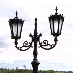 Lamppost, street lamp “Orchid”; 2 lanterns H363