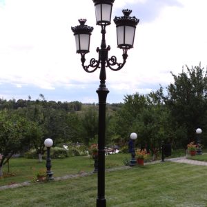 Lamppost, street lamp “Paris-Royal”; 3 lanterns H382