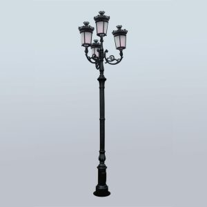 Lamppost, street lamp “Paris-Royal”; 4 lanterns H426