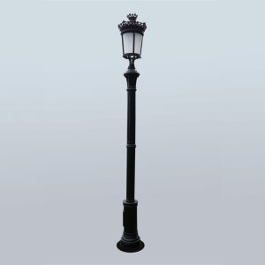 Lamppost-streetlamp-Paris-Royal-with-1-lantern H3m05