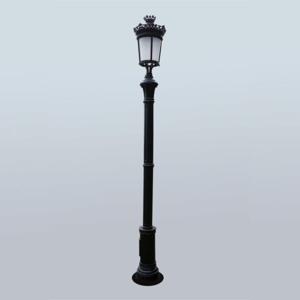 Lamppost-streetlamp-Paris-Royal-with-1-lantern H3m05
