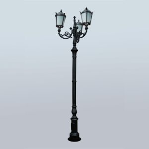 Lamppost, street lamp “Tulip”; 3 - 5 lanterns H413