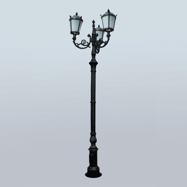 Lamppost, street lamp “Tulip”; 3 - 5 lanterns H413