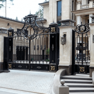 Wrought Iron Entrance Gates