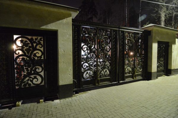 Wrought iron entrance gate “ART DECO”