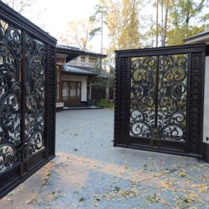 Wrought iron entrance gate “ART DECO”