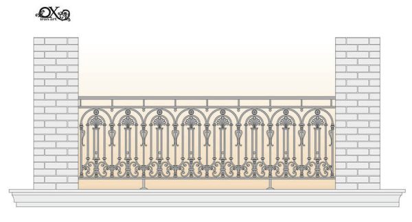 Balcony fence 'Curcubita'