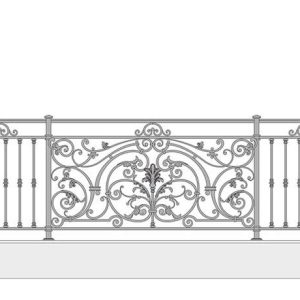 Balcony fence 'Lely'