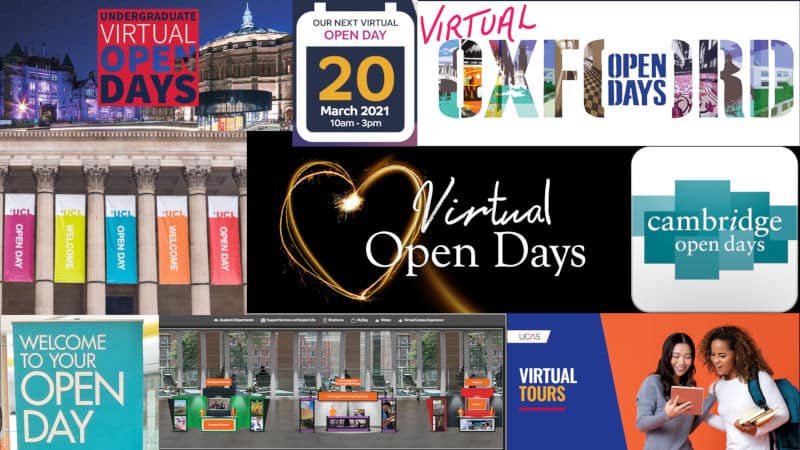 Virtual Open Days Oxford Cambridge University Events