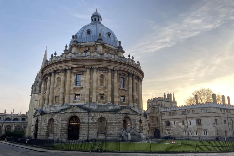 Radcliffe Camera sunrise Oxford Tutors admissions applications