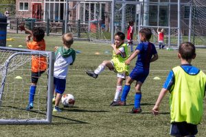 Woensdagmiddag 2 juni Pancratius training van de jongste jeugd