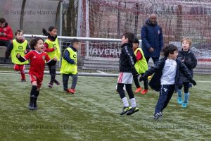 Woensdagmiddag 26 januari Pancratius training van de jongste jeugd