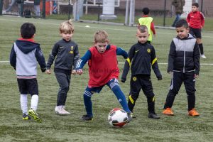 Woensdagmiddag 9 februari Pancratius training van de jongste jeugd