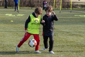 Woensdagmiddag 2 maart Pancratius training van de jongste jeugd