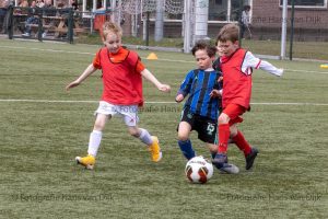 Woensdagmiddag 13 april Pancratius training van de jongste jeugd