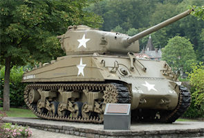 M4 Sherman in Clervaux - Luxembourg