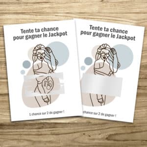 Carte à gratter je suis enceinte