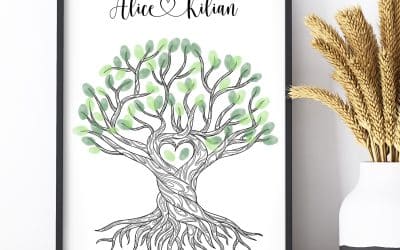 L’arbre à empreintes : une animation idéale pour votre mariage