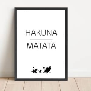 Affiche Hakuna Matata