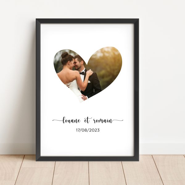 affiche couple photo date importante
