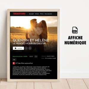 Affiche Netflix personnalisée