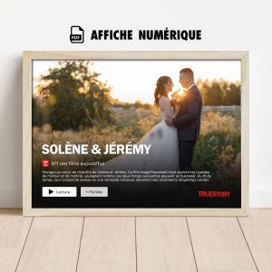 Affiche film Netflix à personnaliser