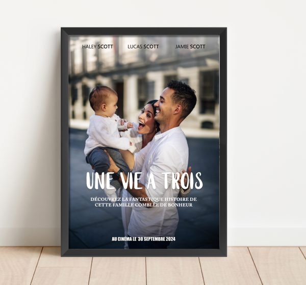 affiche de cinéma personnalisable