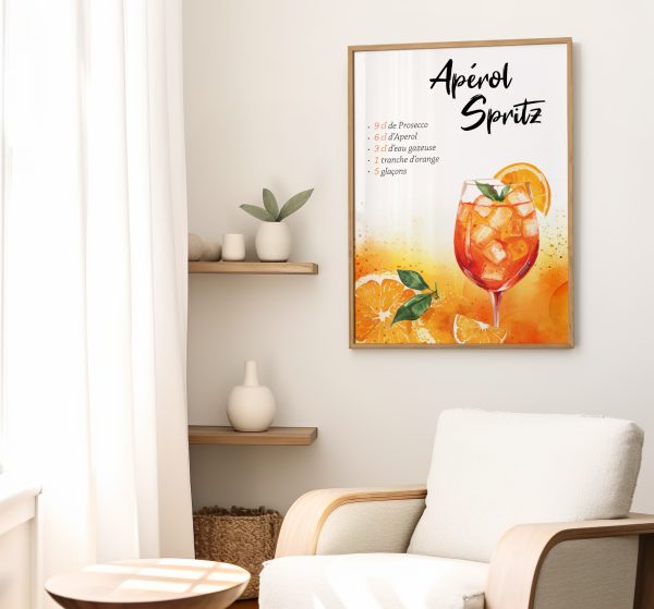 Affiche recette Apérol Spritz