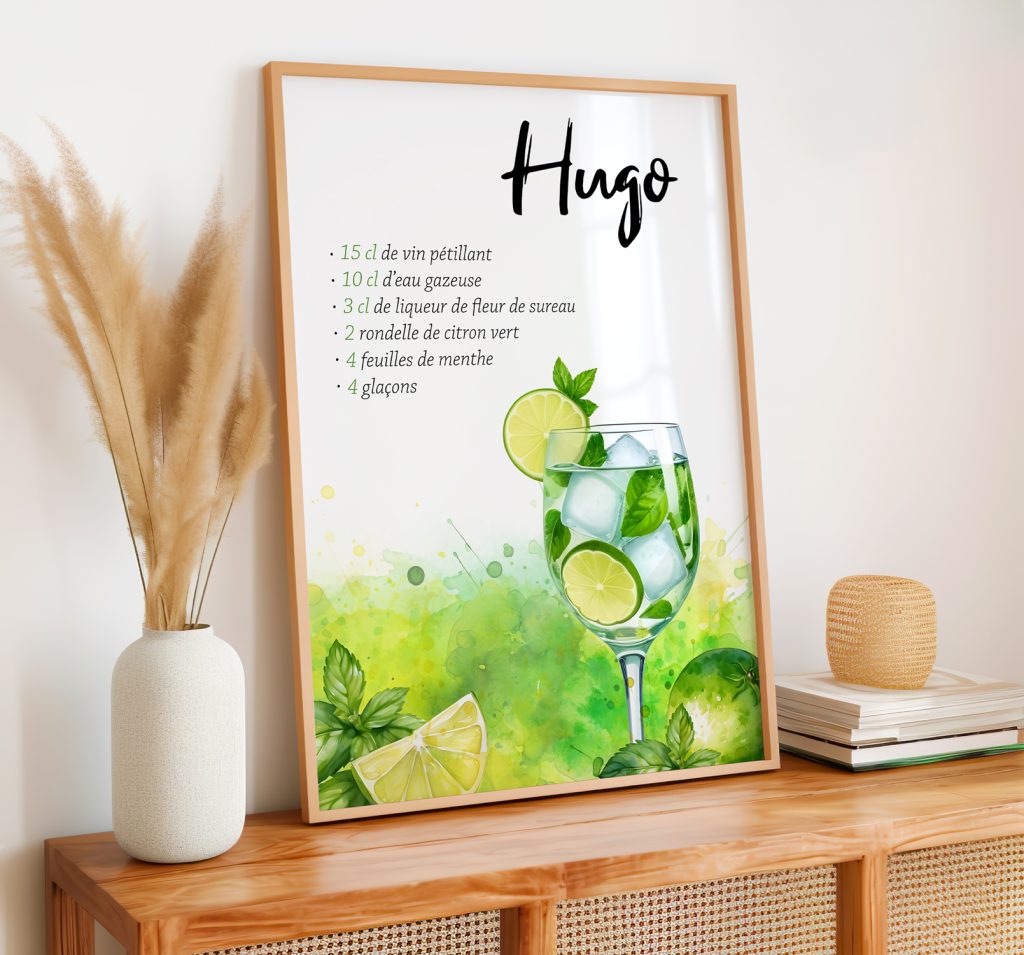 Affiche recette Hugo