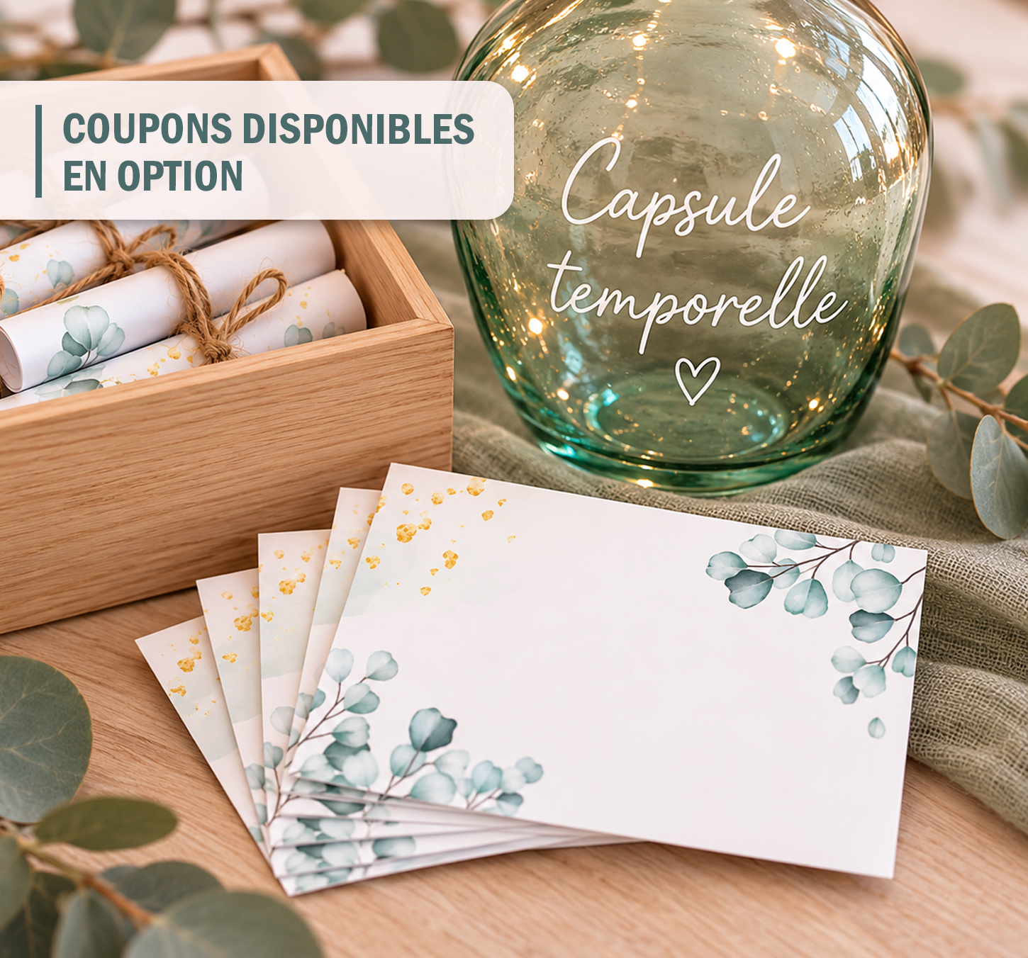 Coupons pour capsule temporelle