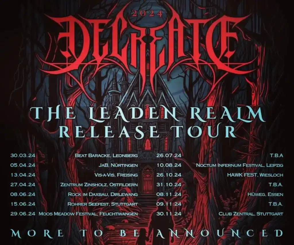 Decreate Tour Flyer